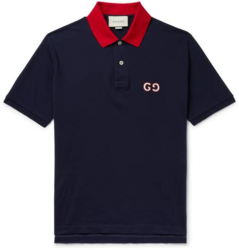 gucci collar shirt men|Gucci polos for men.